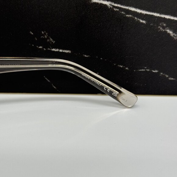 NEW SAINT LAURENT SL658 003 CAT EYE TRANSPARENT GRAY WOMEN SUNGLASSES SL 658 003 main image 4